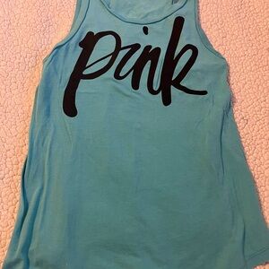 PINK Victoria's Secret Tank Top - Blue size xs